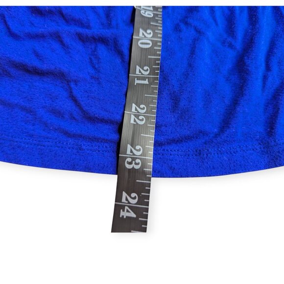 Cable & Gage Elegant Royal Blue Long Sleeve Knit V-Neck Top Size Small - Picture 14 of 14